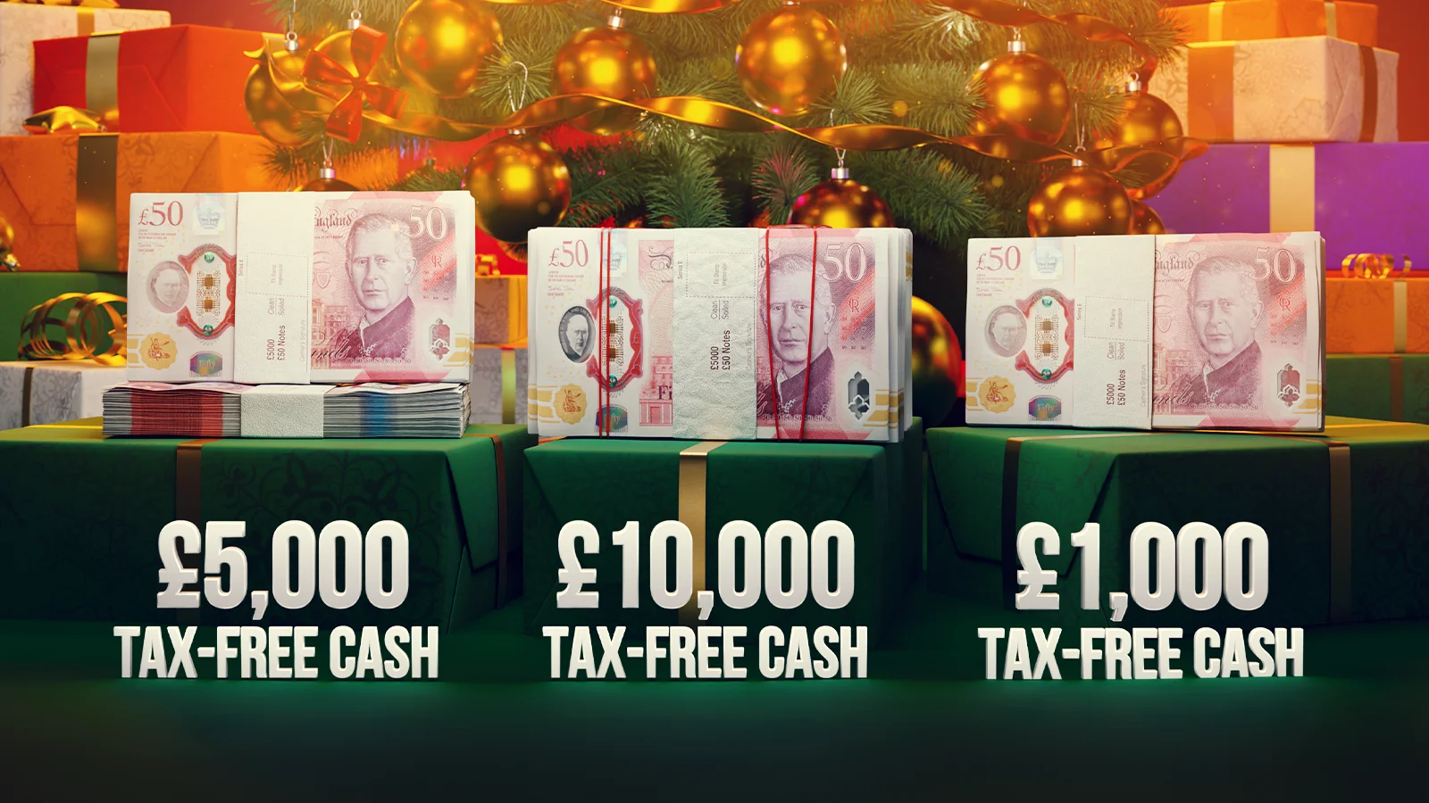   Christmas Cash Bonanza – £2.5M Prize Every Time!