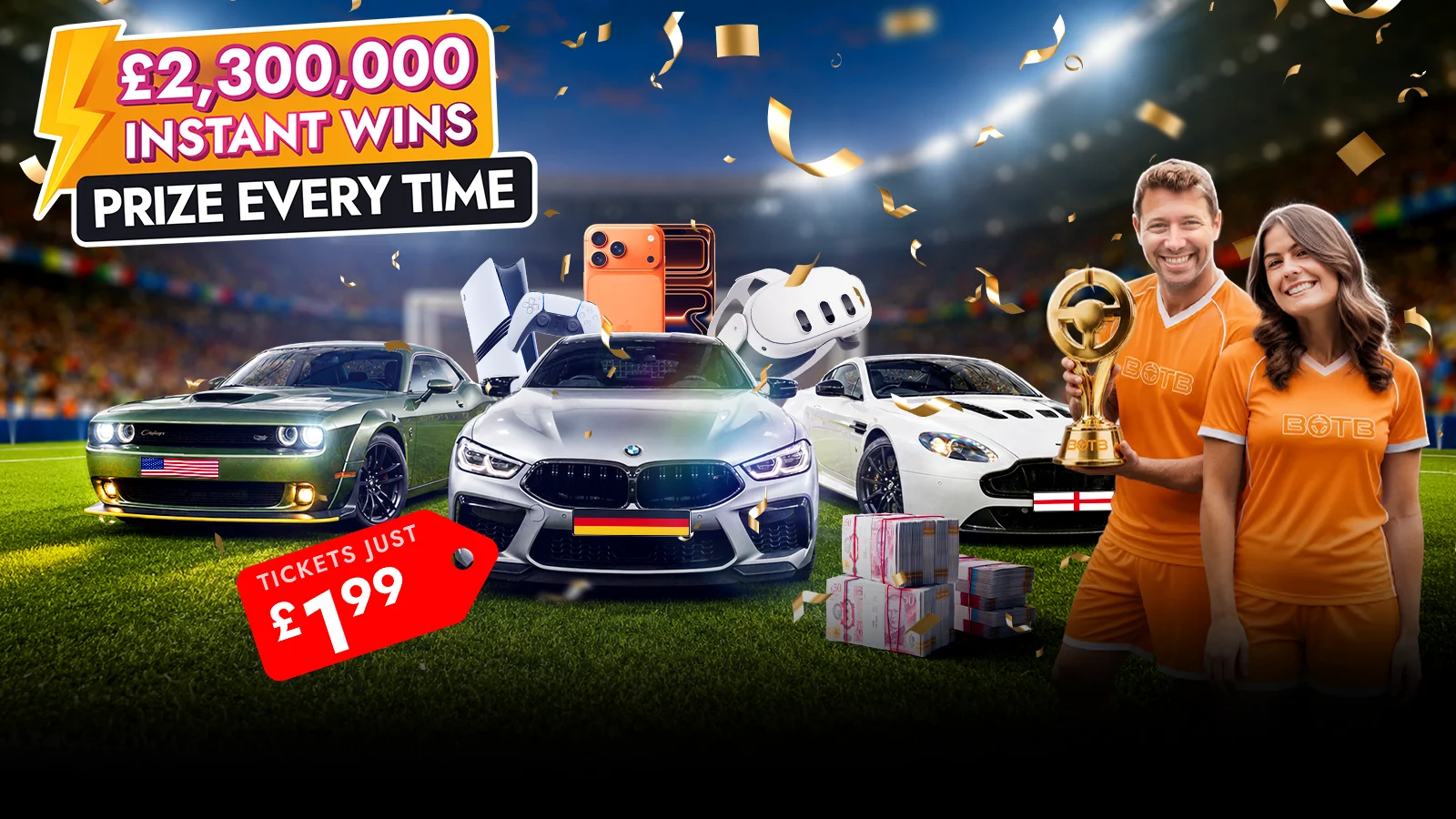   You've Still got Time To Enter The World Cup Special – £2.3M+ Prizes Every Time for £1.99