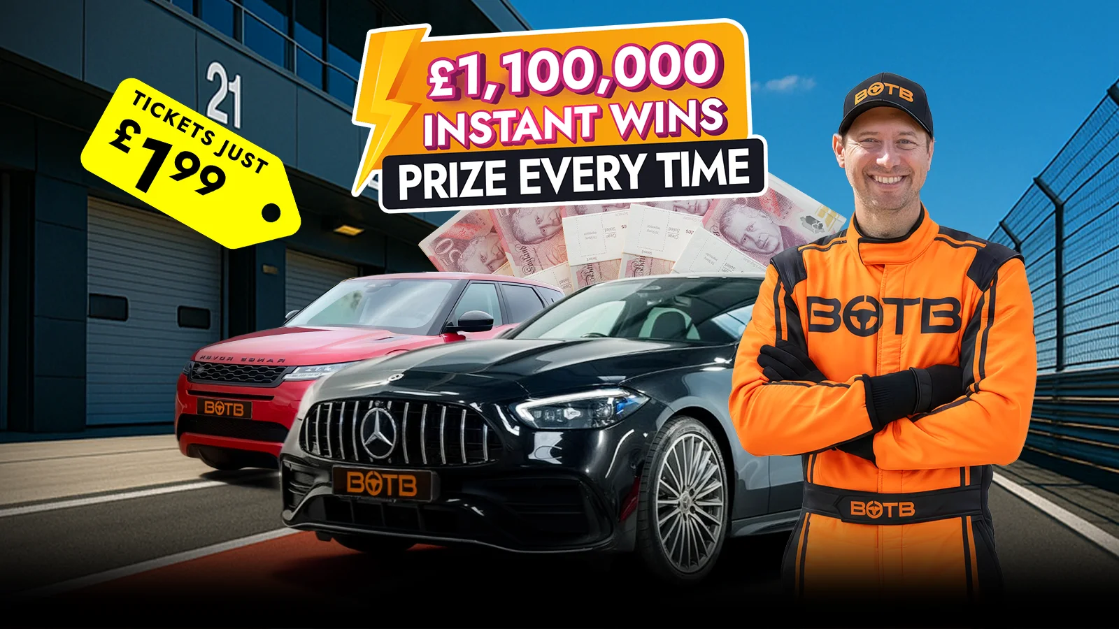 Make a Pit Stop To Collect Over £1.1 Million in Prizes Every Time