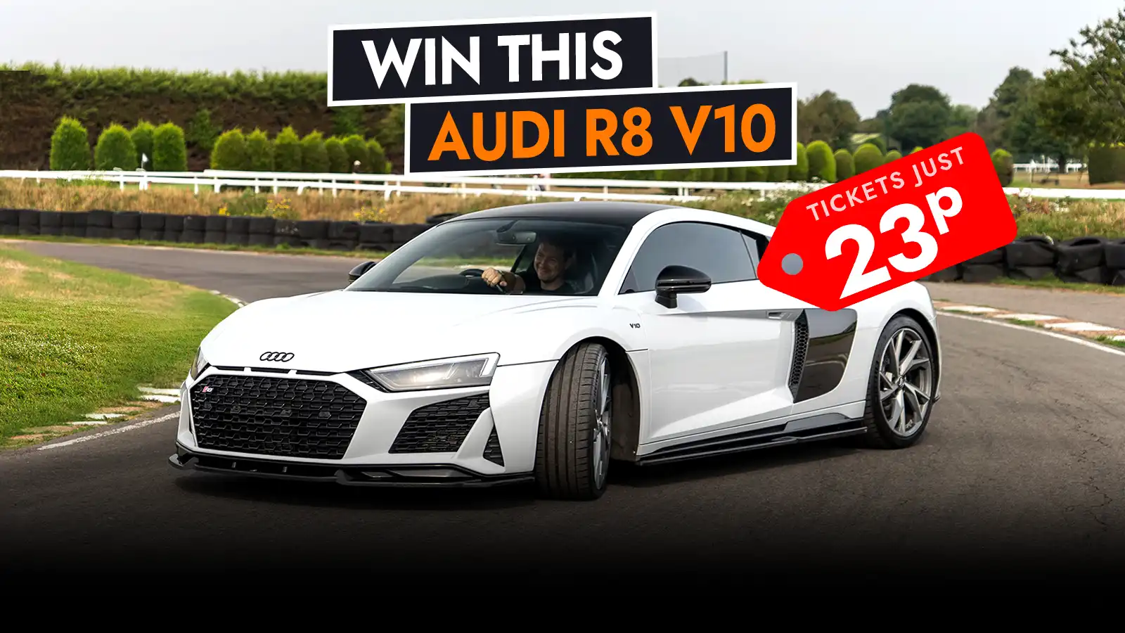   Drive a Supercar Legend – this Audi R8 V10 can be yours for 23p!