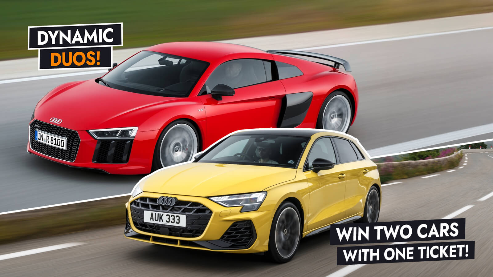   Audi S3 Sportback + R8 V10 Quattro: Double Up!