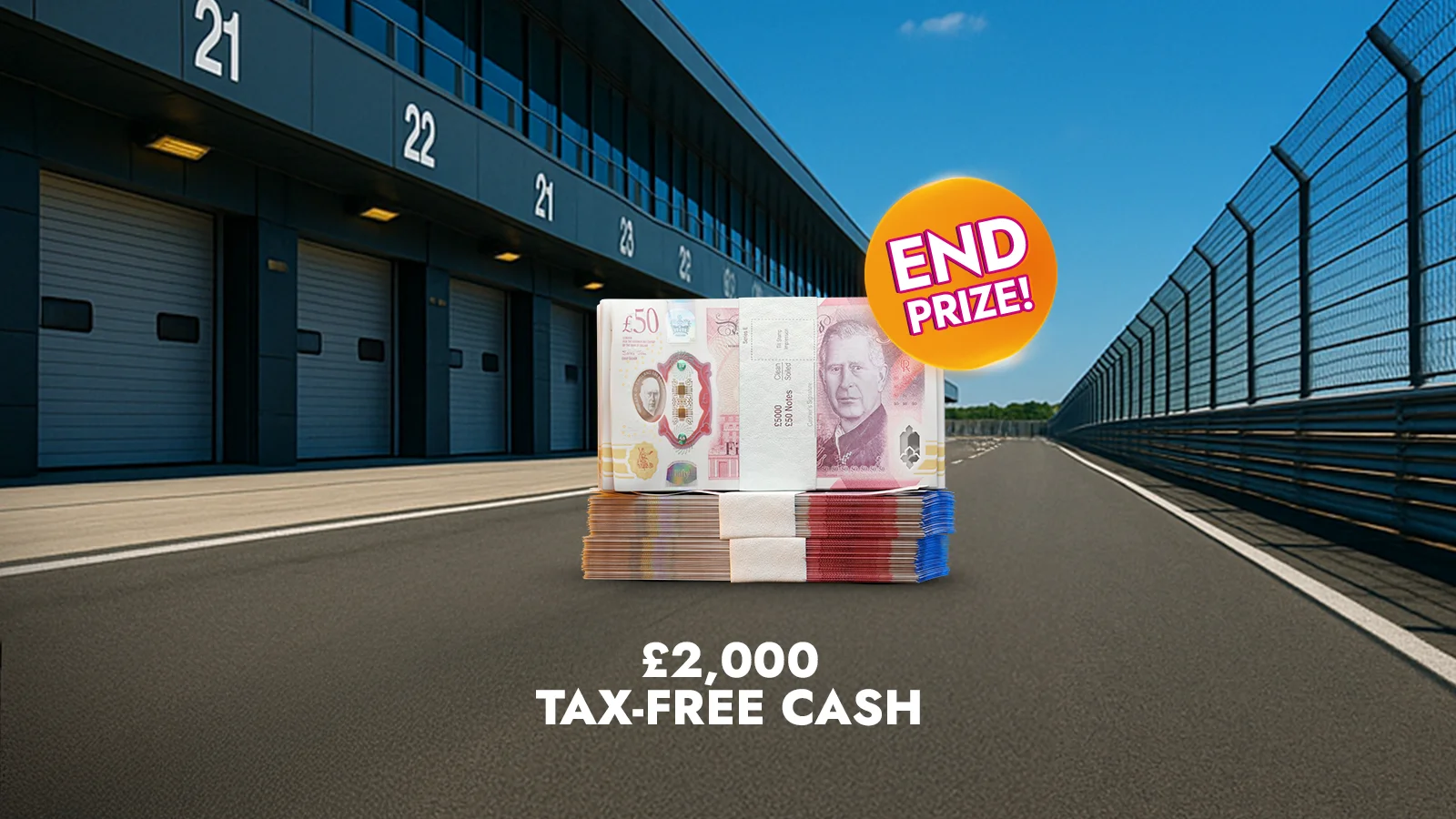 Make a Pit Stop To Collect Over £1.1 Million in Prizes Every Time