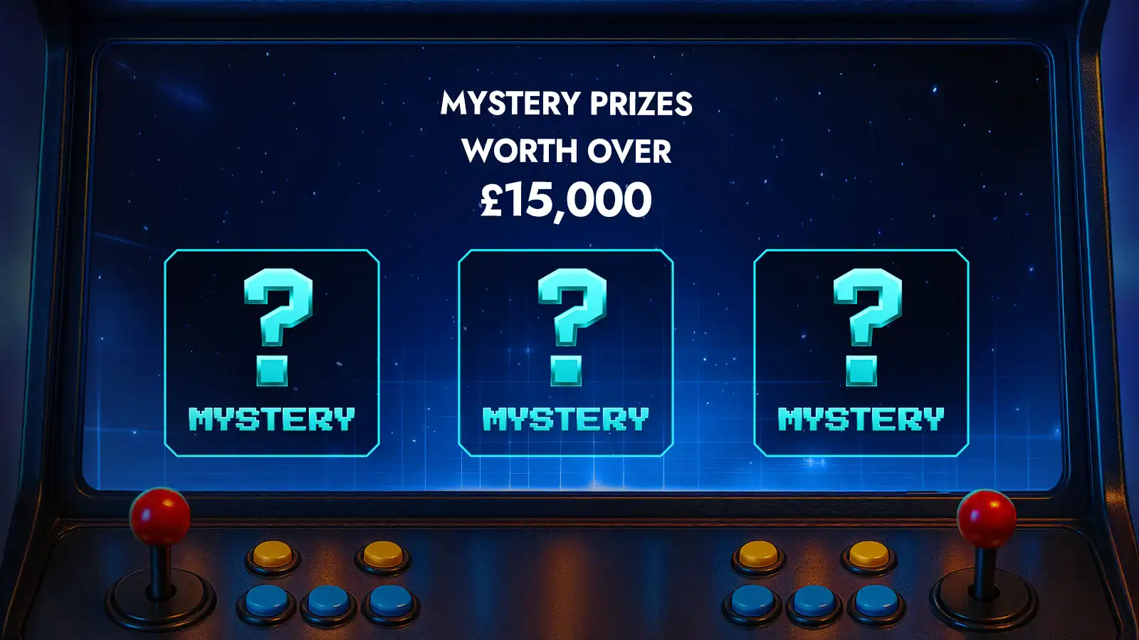   Mystery Prize Arcade - Win your dream tech prizes worth over £1.1M!