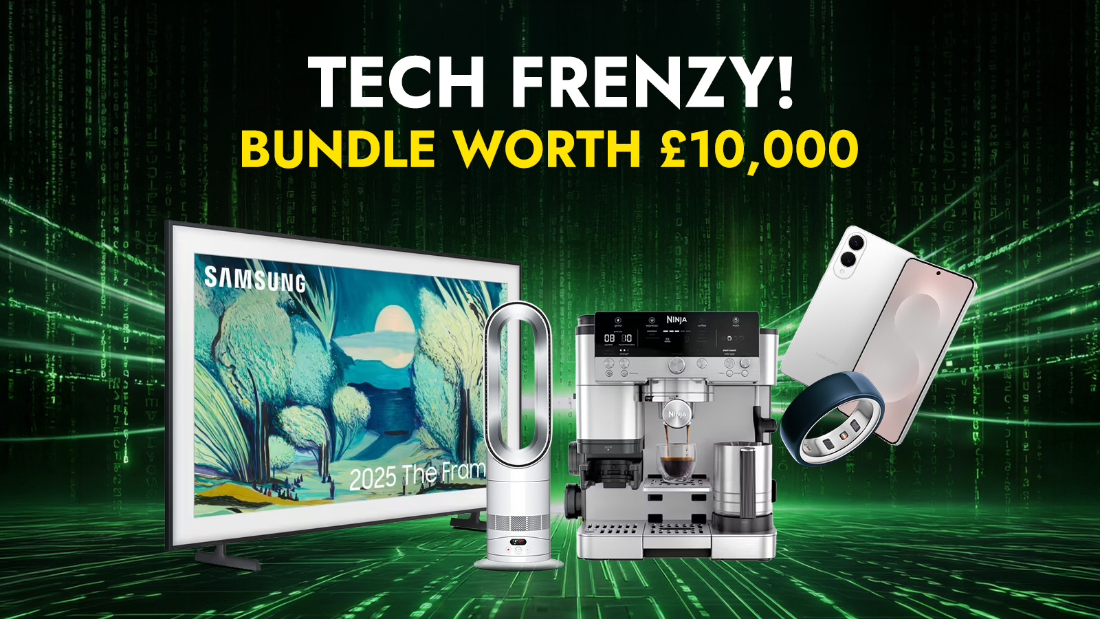   Tech Frenzy! 200,000+ Prizes To Win for Just 99p!