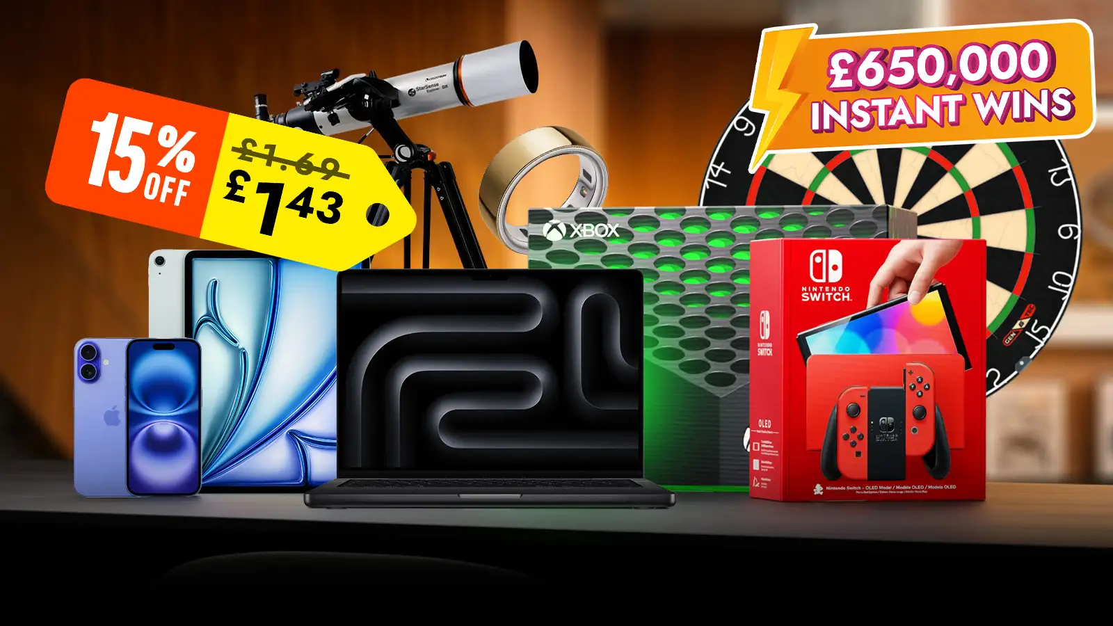 72hr Flash Instant Wins - Win £650k Home Prizes & Dream Tech!