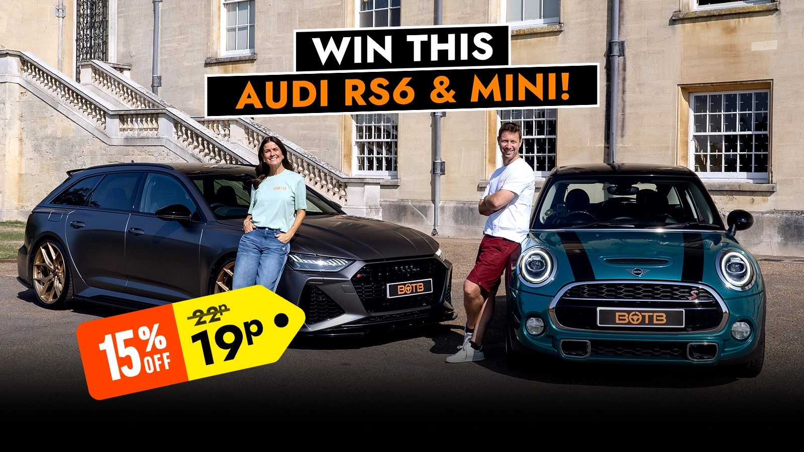 This Audi RS6 & Mini Cooper S Bundle Could Be Yours For Just 22p!