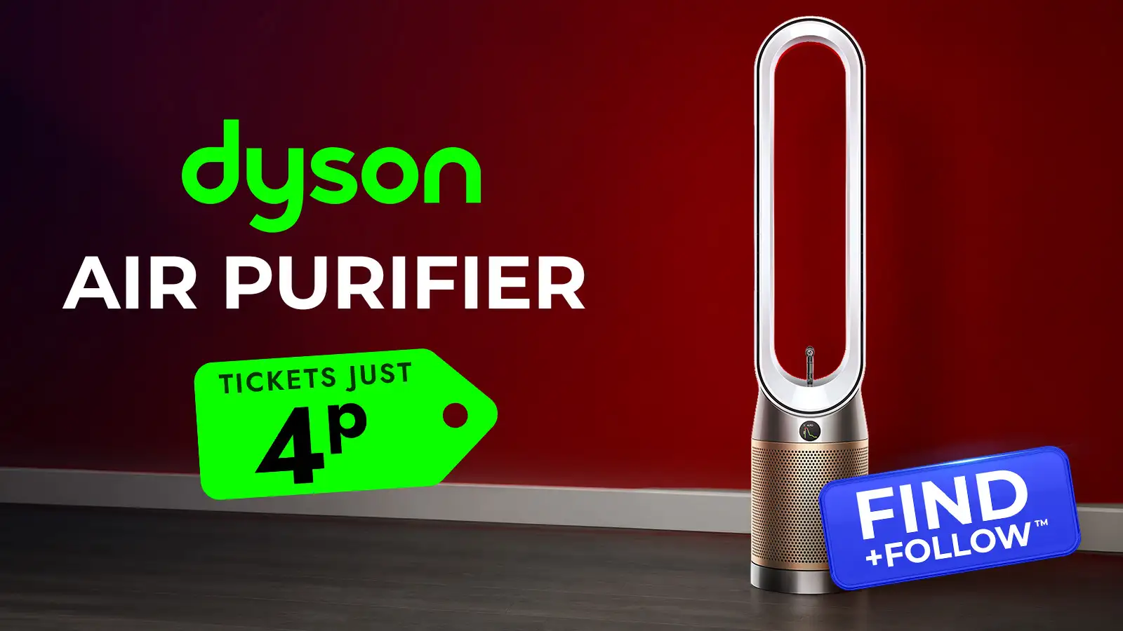   Win a Dyson Find+Follow Purifier Cool