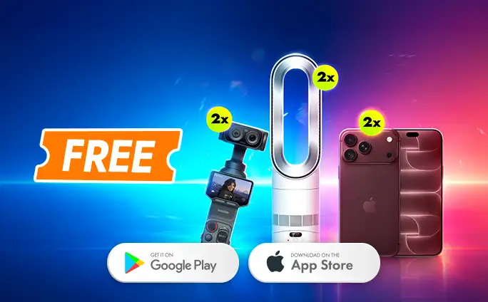 Win Free Tech In App!