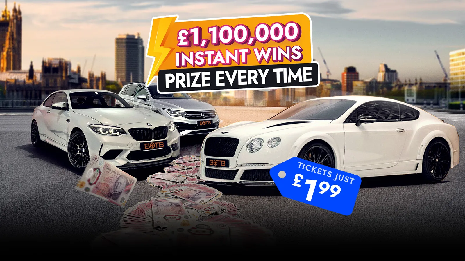 Win a Prize Every Time on this £1.1M Road to Riches!