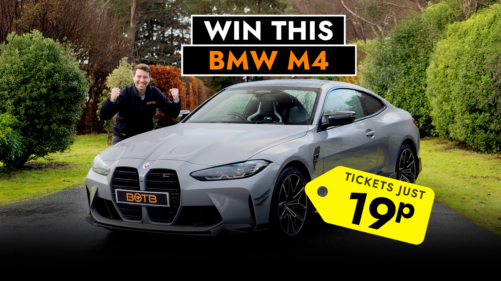   Win This £66k BMW M4 Competition xDrive For Just 19p!