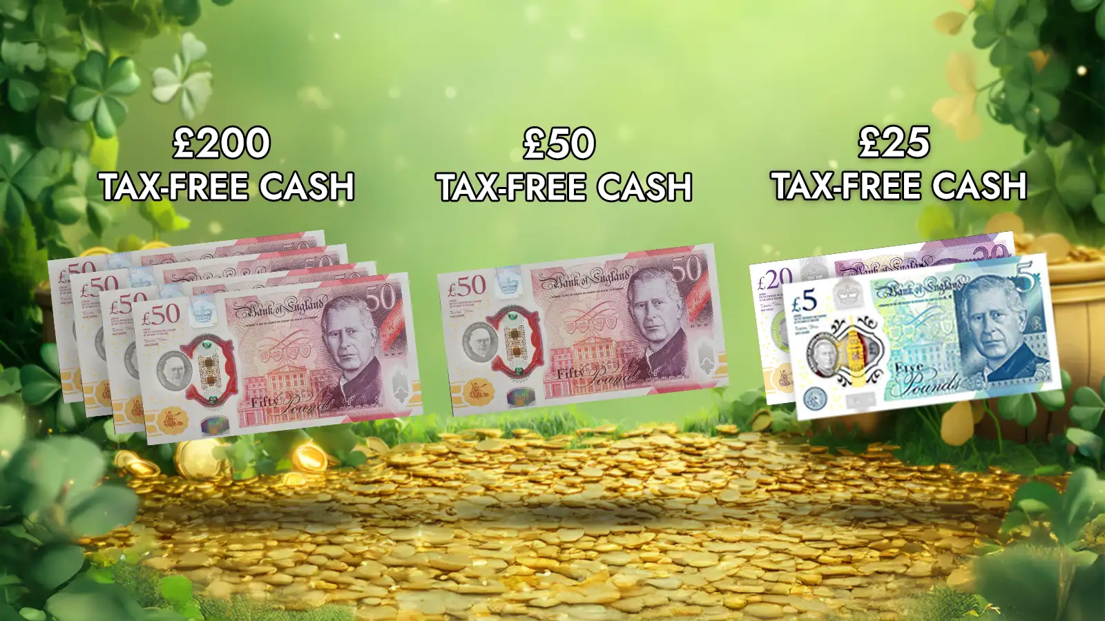£400k Instant Wins – Paddy's Day Pocket Fillers – Prize Every Time!