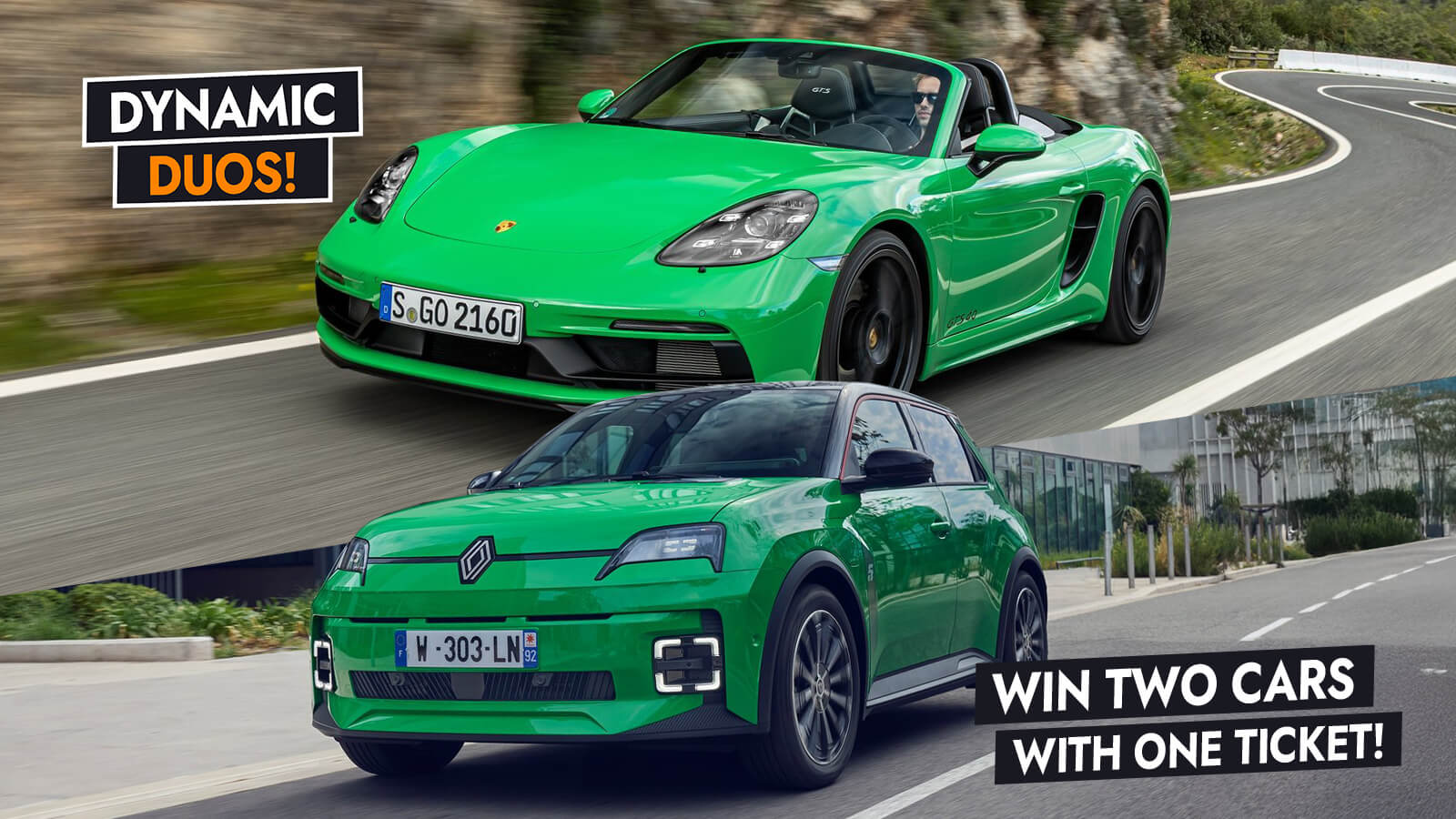   Renault 5 + Boxster GTS: Double Up!