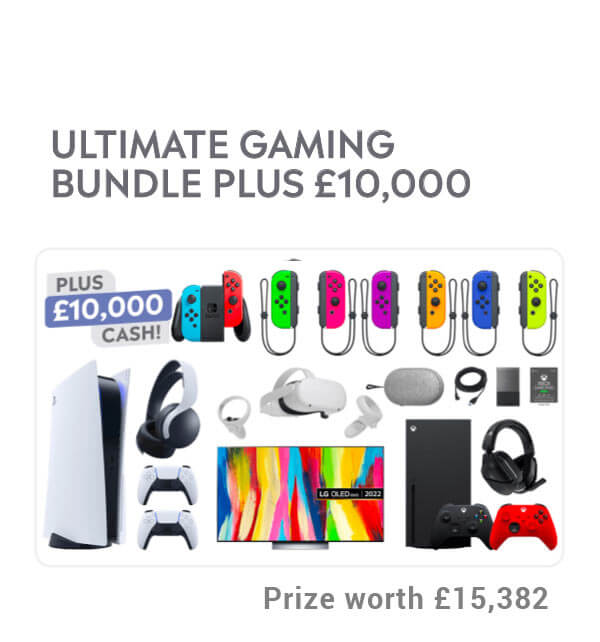 Ultimate: Gaming Bundle + £10,000 giveaway prize