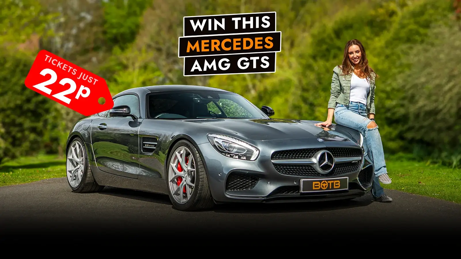   Unleash AMG Power – Win a Mercedes AMG GTS for just 22p!