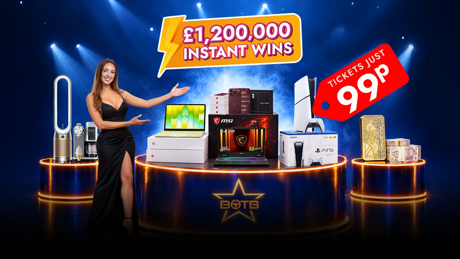   You've Still Got Time! All Stars Special - Grab Yourself High End Tech and Cash for 99p!