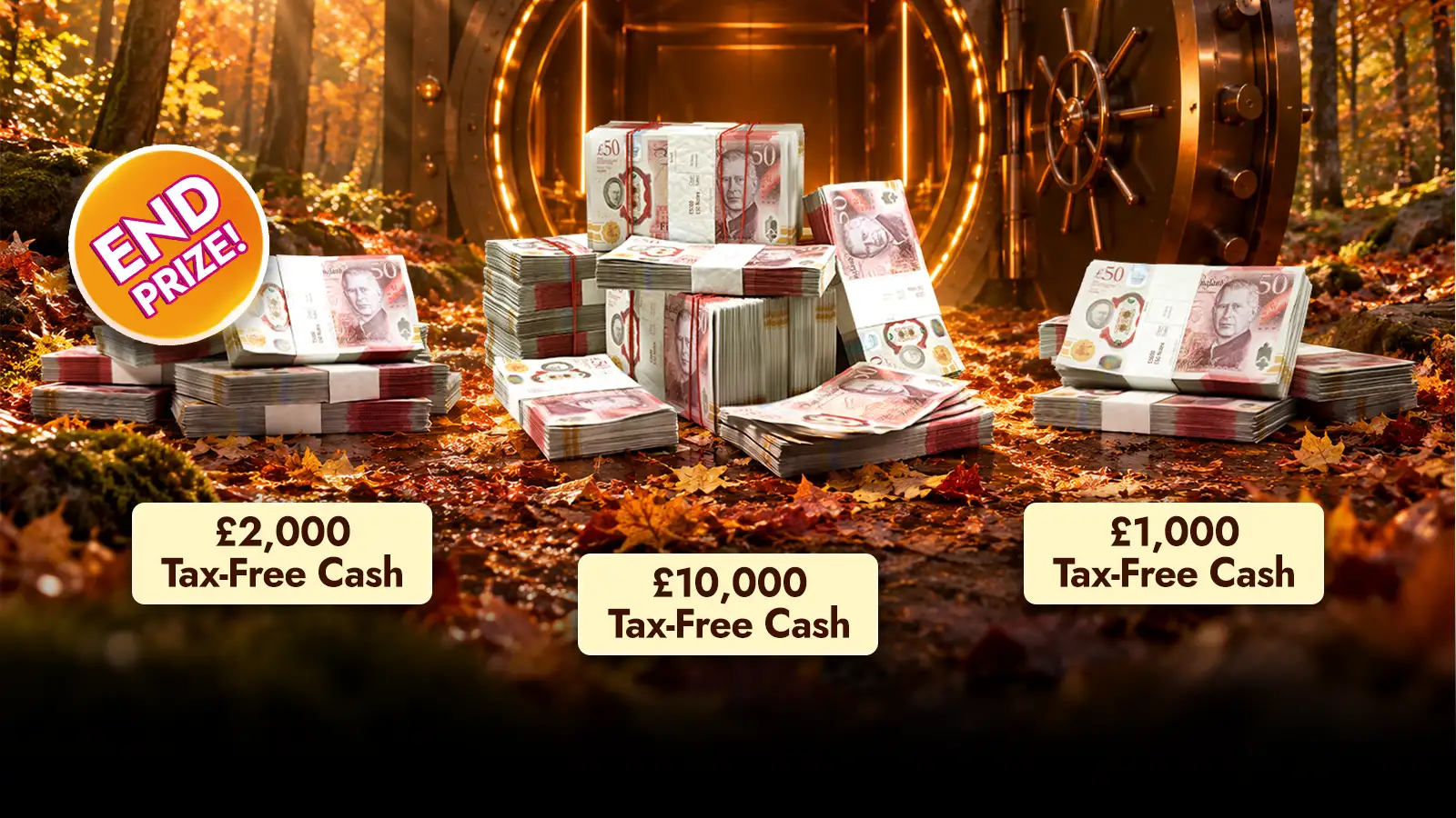   Just Launched! Autumn Favourites Instant Win – £1M+ Harvest of Prizes for £1.39!