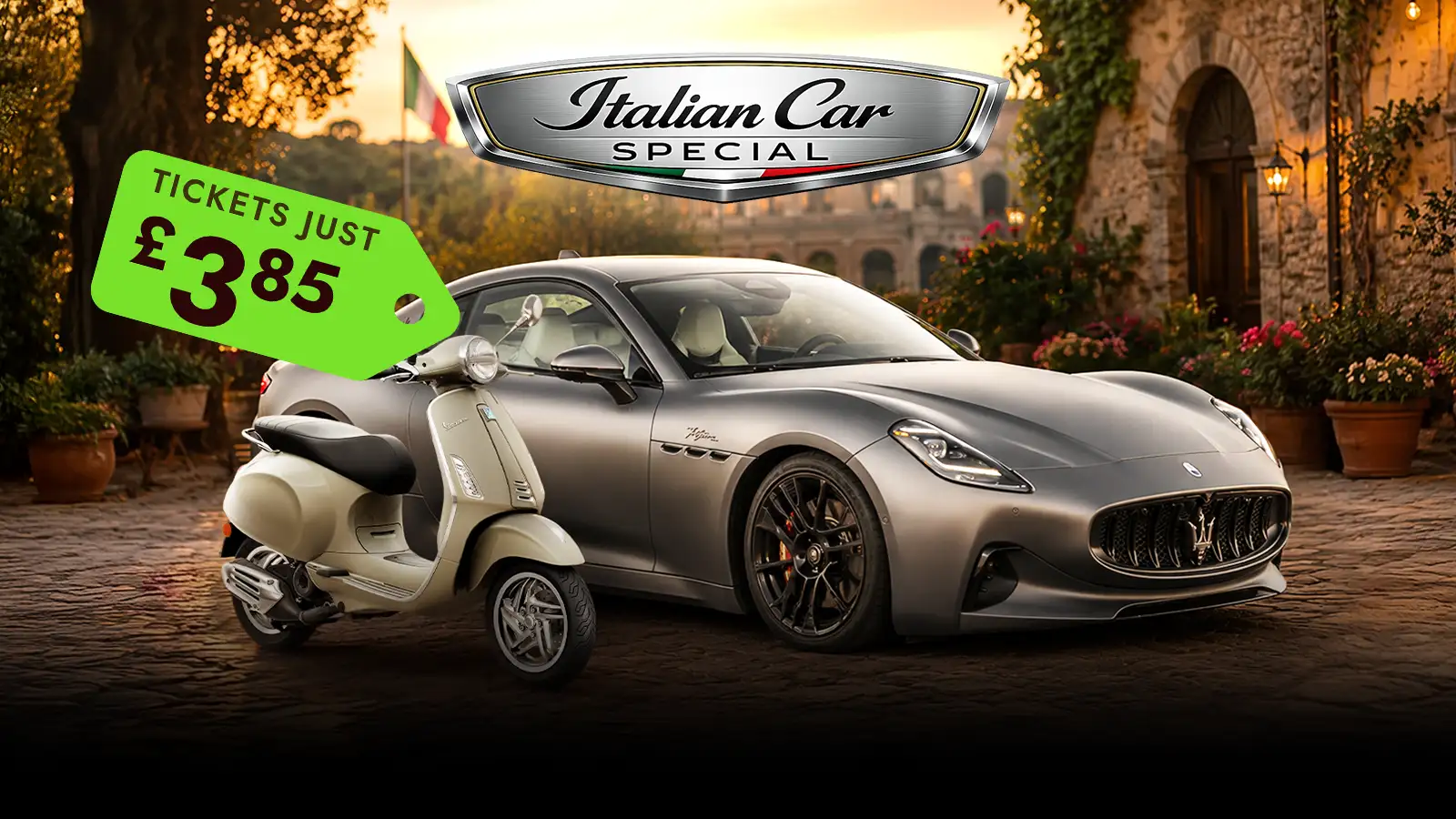  Maserati Granturismo Folgore Plus Bonus Vespa Primavera 50