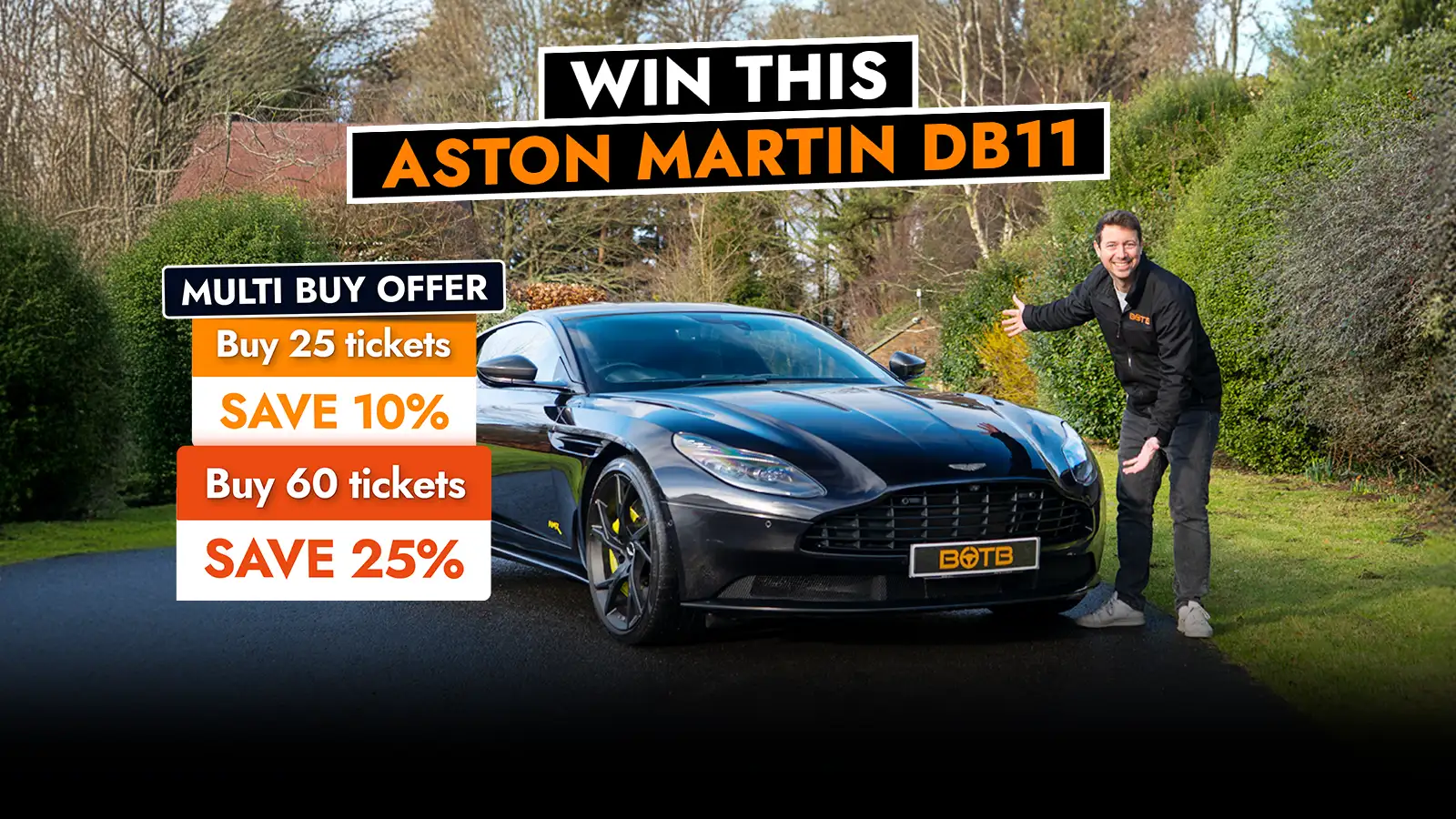   Ride Away In This £80k Aston Martin DB11 AMR V12 for 20p!