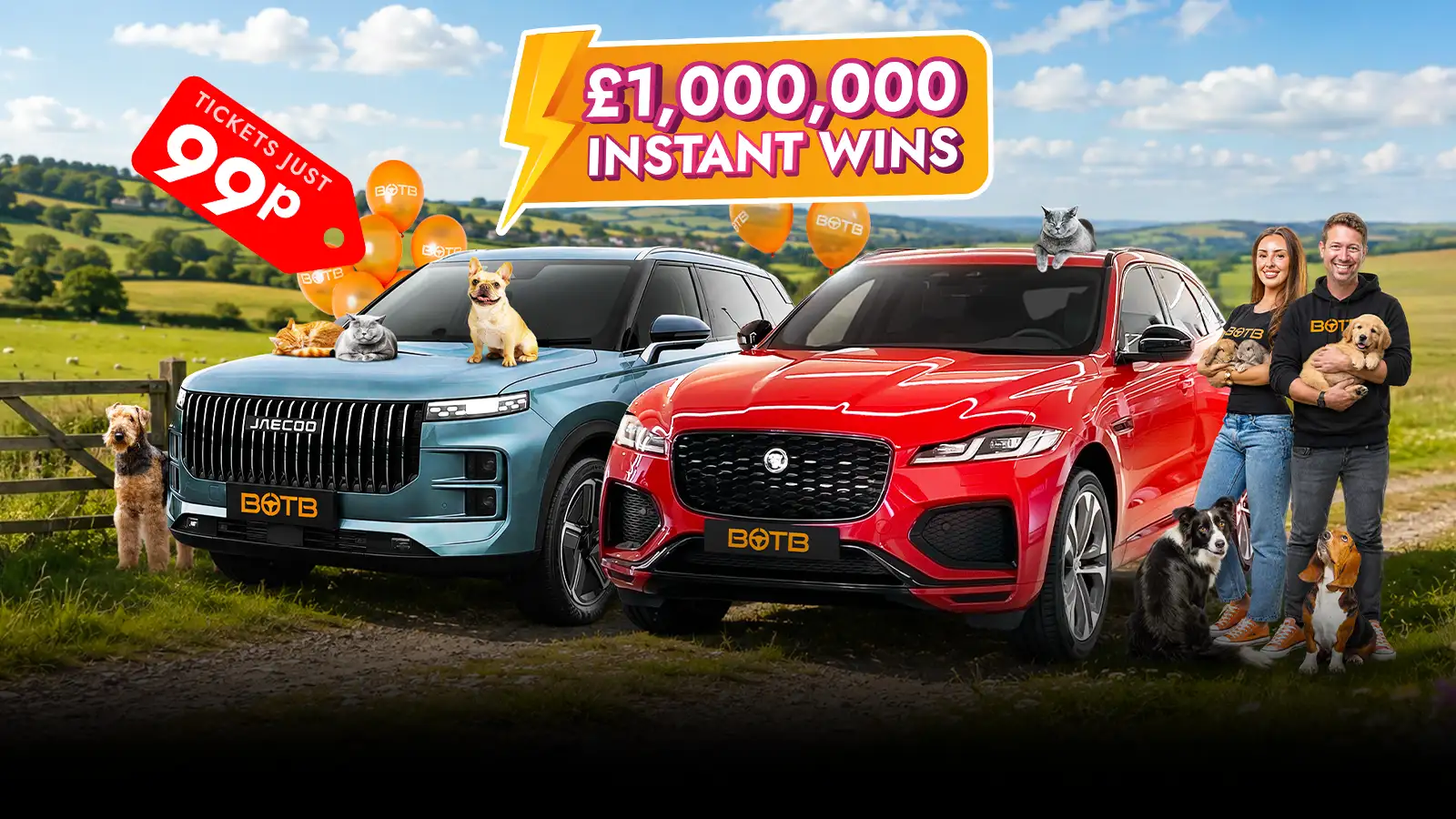   Just Launched! Instantly Win For Just 99p In This £1m Competition! 