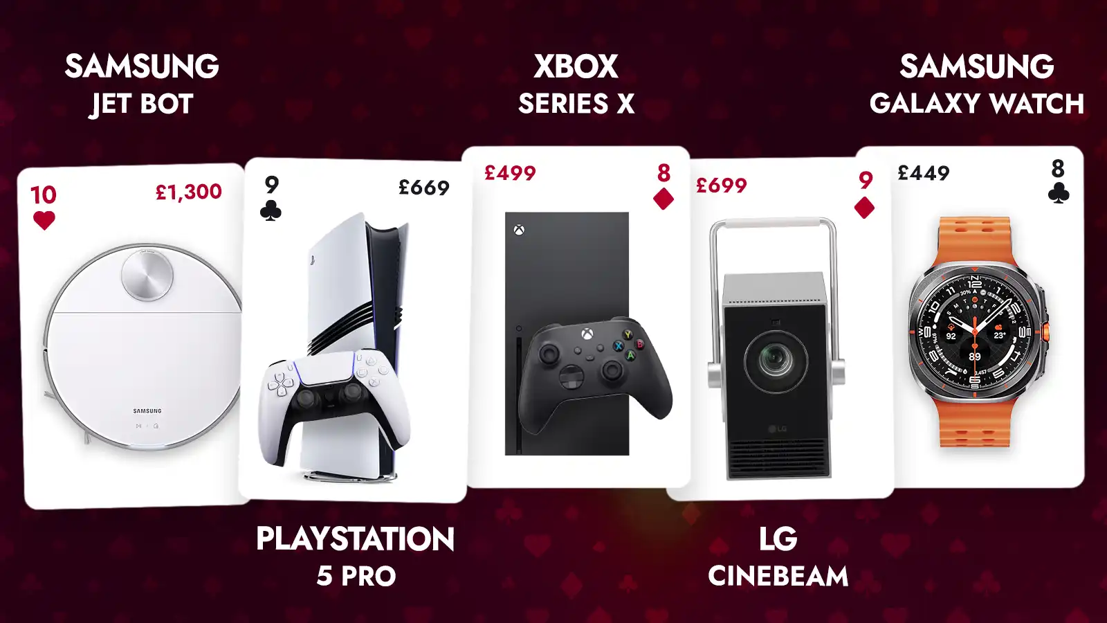 Royal Flush Instant Wins – £1M Worth of Cars, Tech, Watches, Holidays And More!