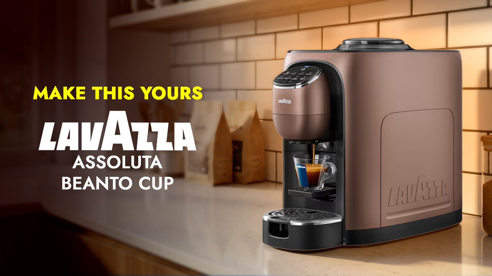   Win a Lavazza Assoluta Bean to Cup Machine!
