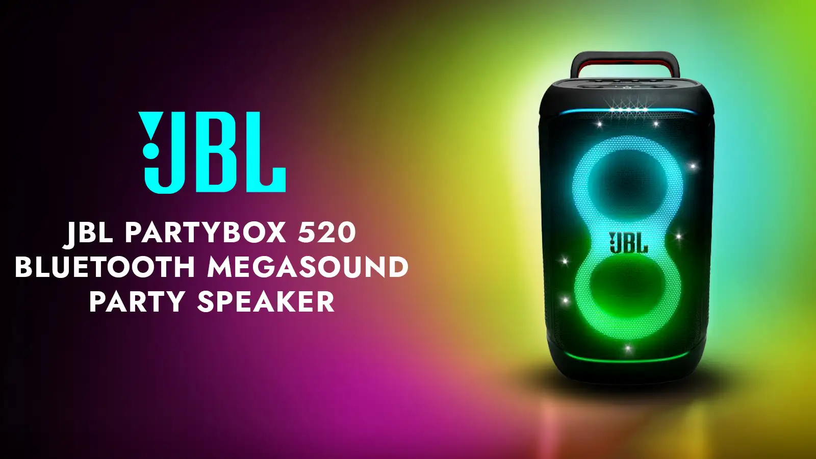   Win a JBL Partybox 520 Bluetooth Megasound Party Speaker