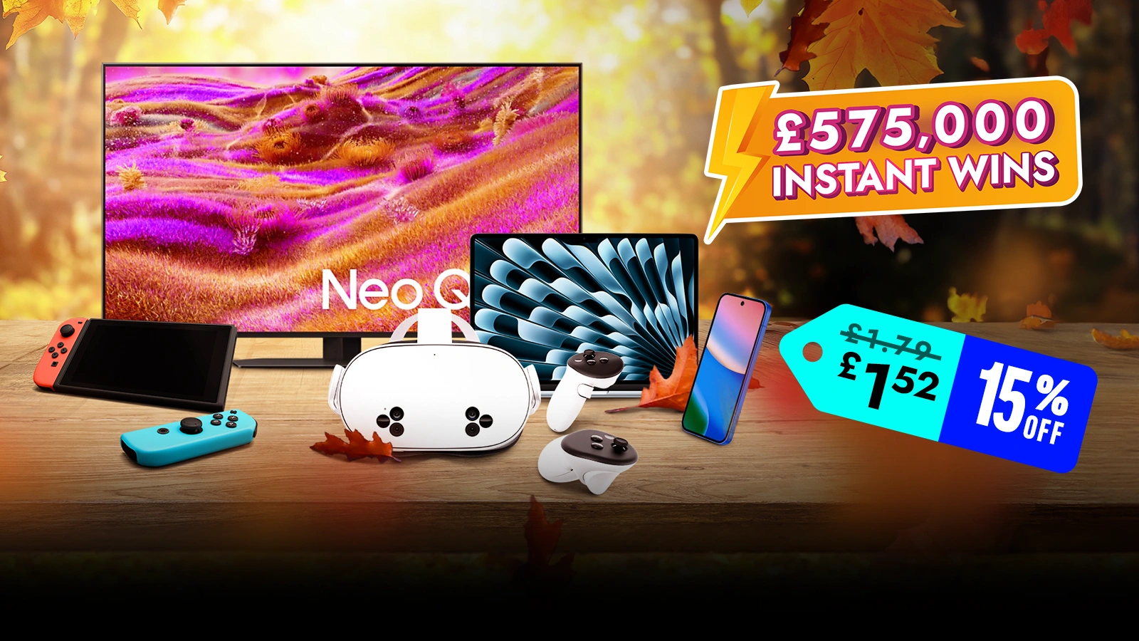   Win Big This Autumn – Upgrade for Tech & Cash Prizes!