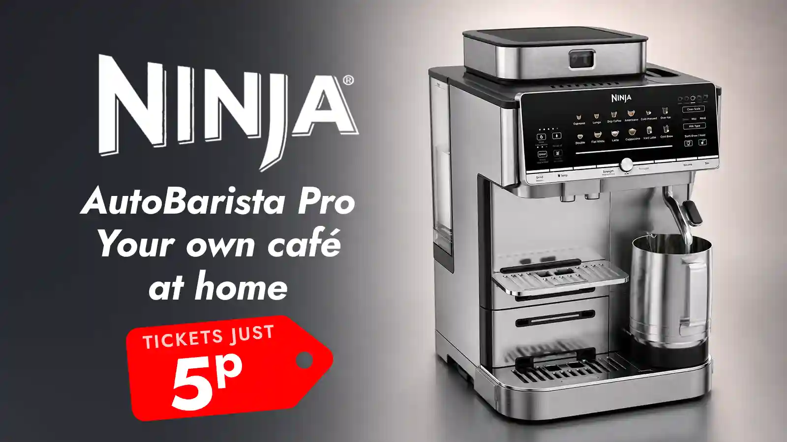  Win a Ninja AutoBarista Pro with Thermal Carafe