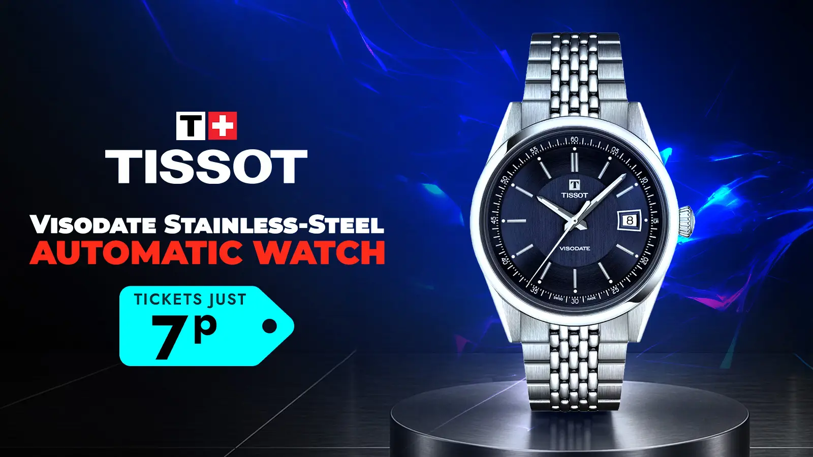   Win a Tissot Visodate Stainless-Steel Automatic Watch