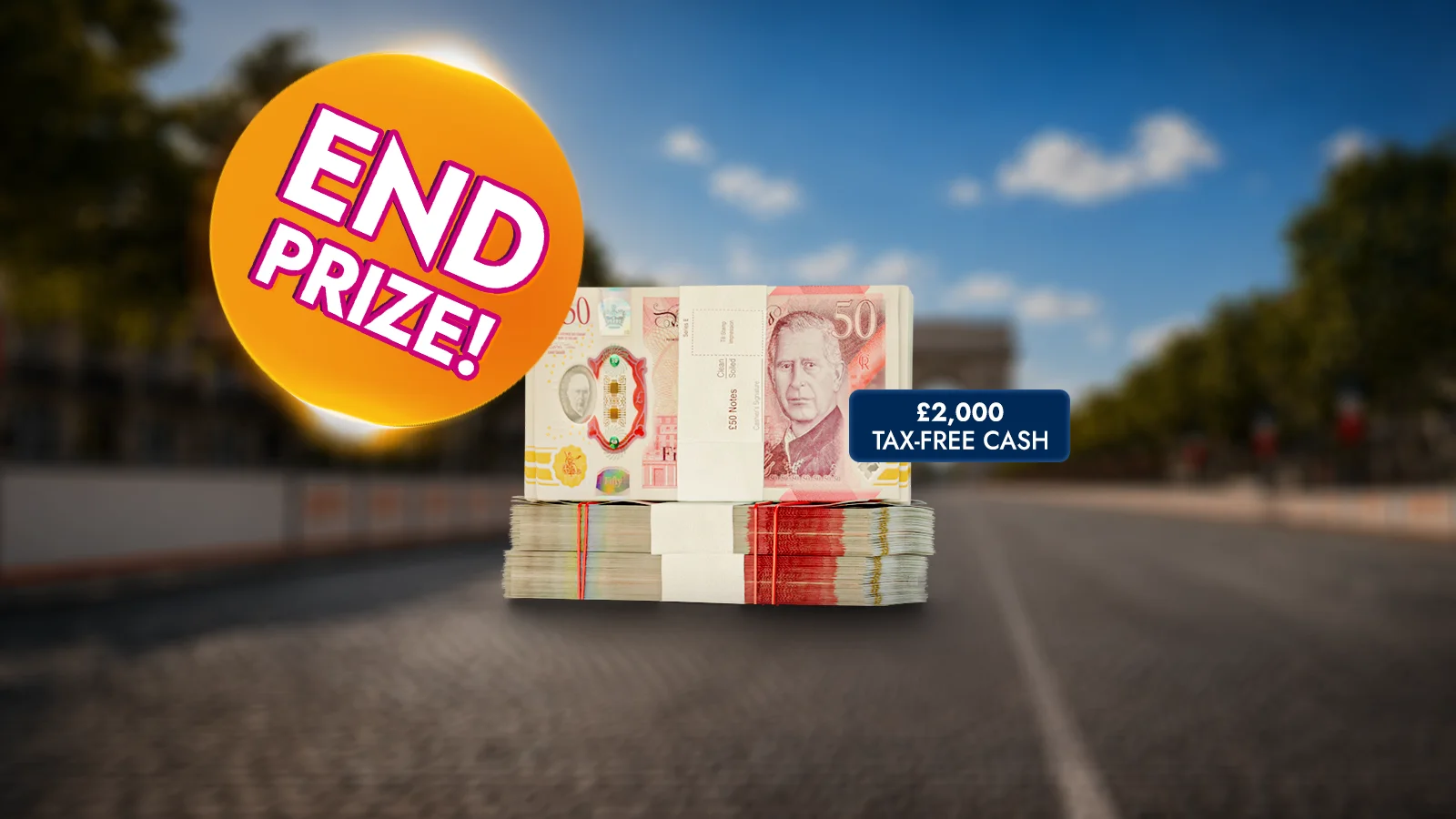   Introducing... Tour De Prizes! £600k Instant Wins for £1.29!