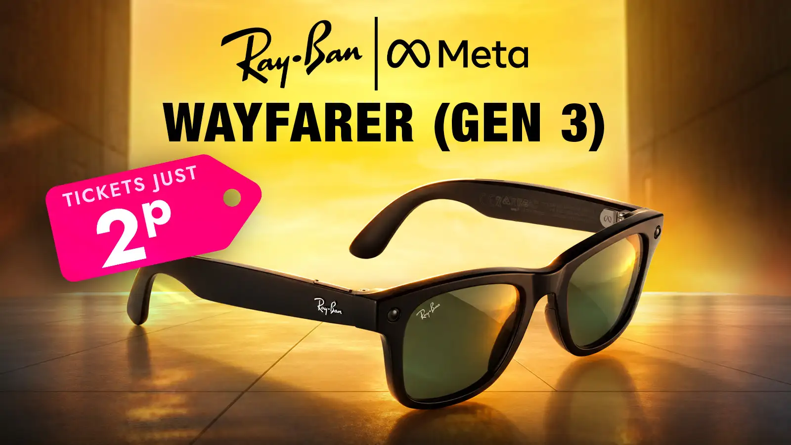   Win Ray-Ban Meta Wayfarer Glasses Gen 3