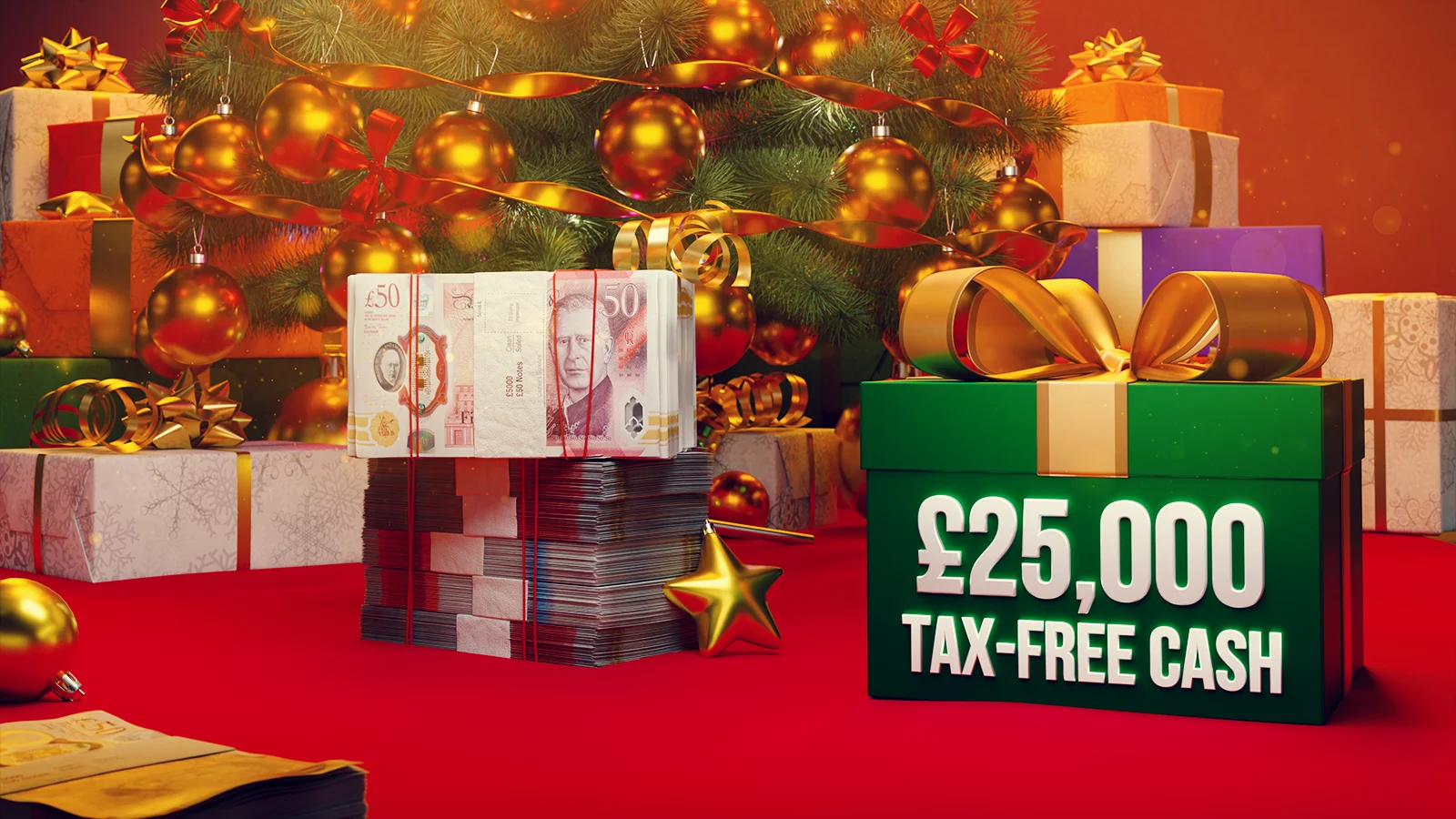   Christmas Cash Bonanza – £2.5M Prize Every Time!