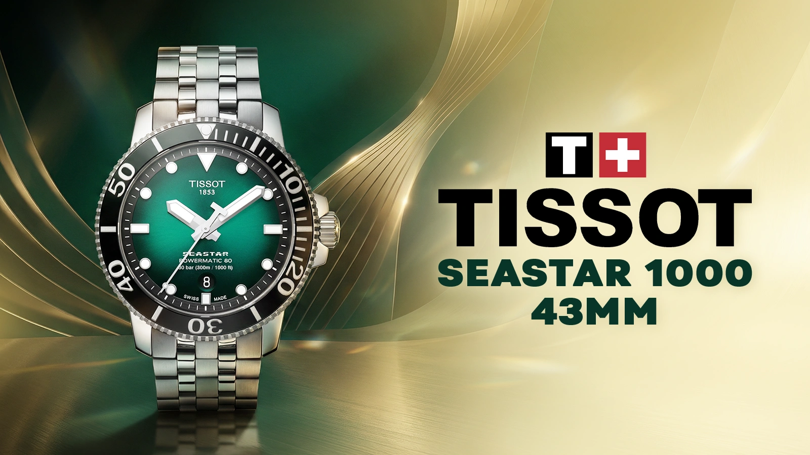   Win a Tissot Seastar 1000 43mm for Just 8p!