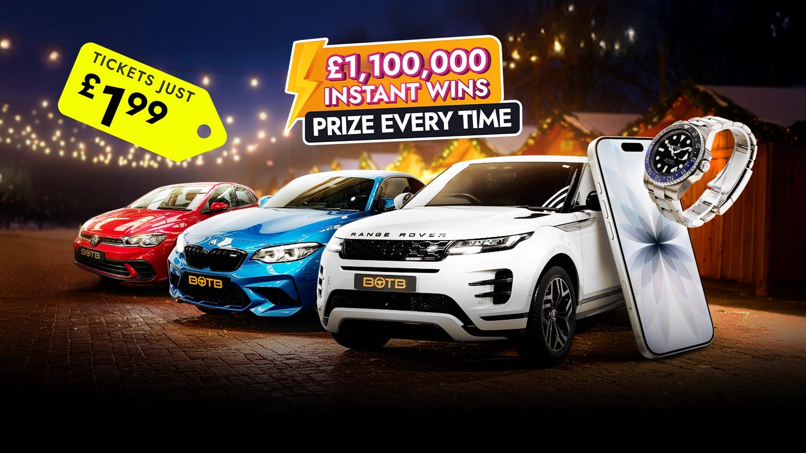   £1.1M+ Winter Win-derland – Cool Prizes Every Time!
