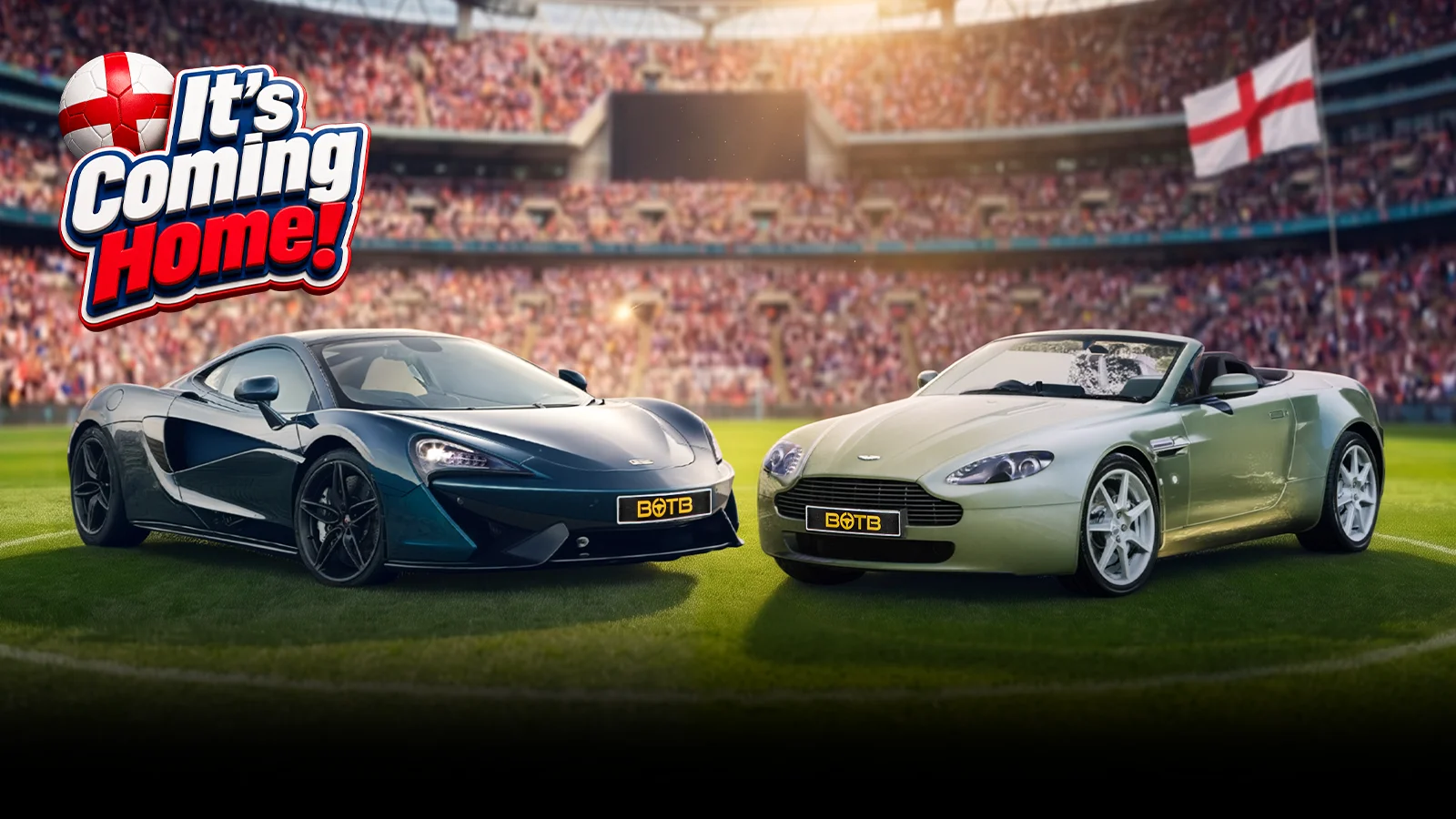  It's Coming Home Double Up - Aston Martin Vantage Roadster & McLaren 570GT