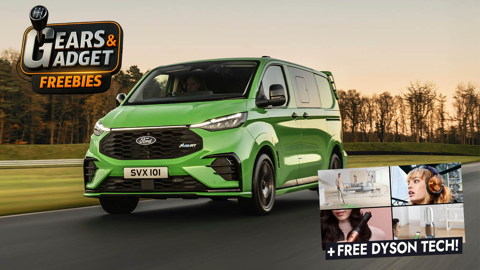  Ford MS-RT Transit Custom + FREE Dyson Tech!