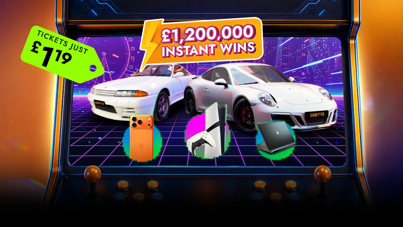   Play Your Way Through Game Quest Instant Wins - £1.2M+ of Prizes!