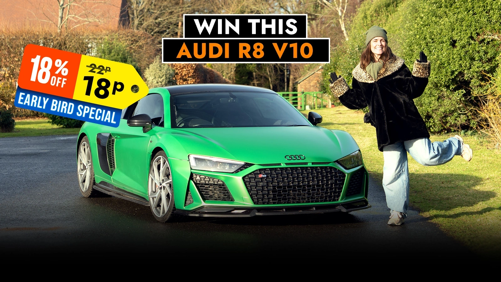   The Ultimate Audi R8 V10 Experience – Yours for Just 22p!