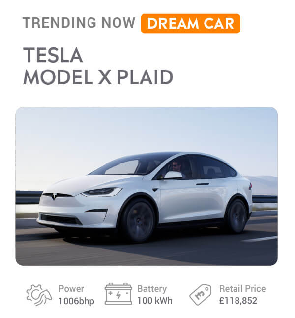 Tesla Model X Plaid giveaway prize