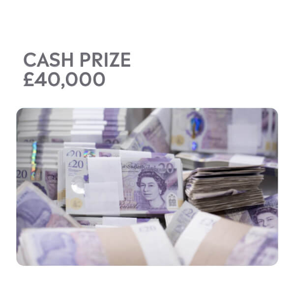 £40,000 cash giveaway prize
