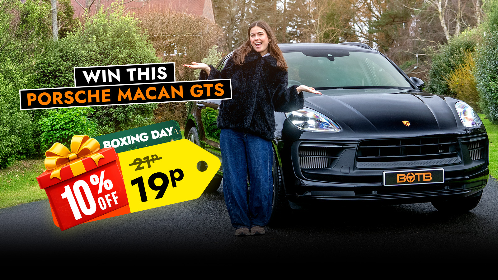   Win a 434 BHP Porsche Macan GTS - 21p Could Change Everything!