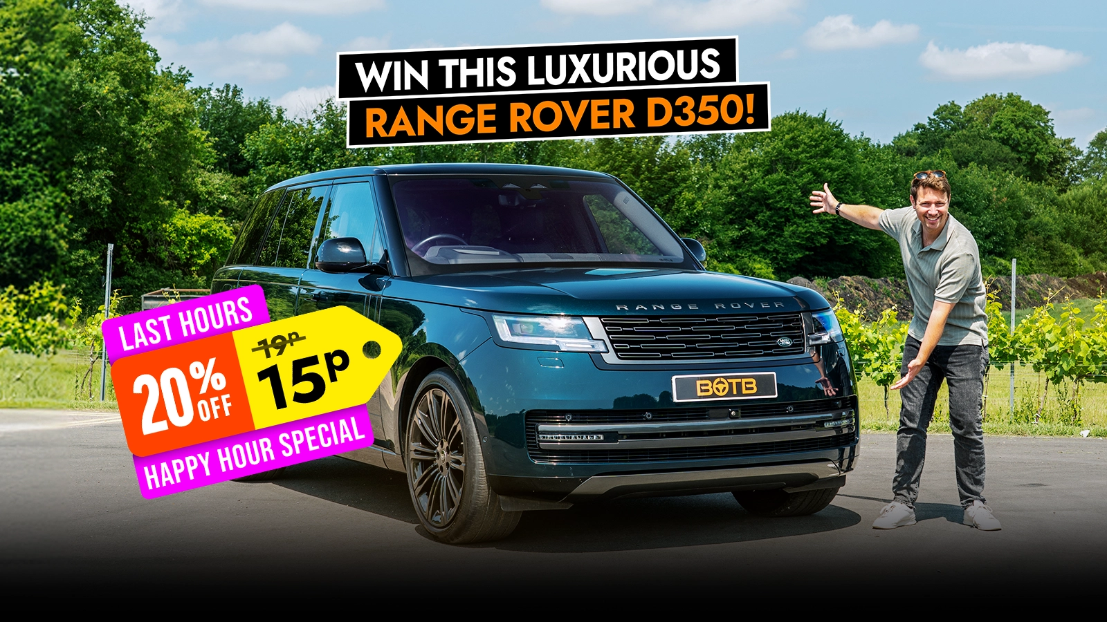 Drive Away This Stunning Range Rover For Just 19p A Ticket drive-away-this-stunning-range-rover-for-just-19p-a-ticket