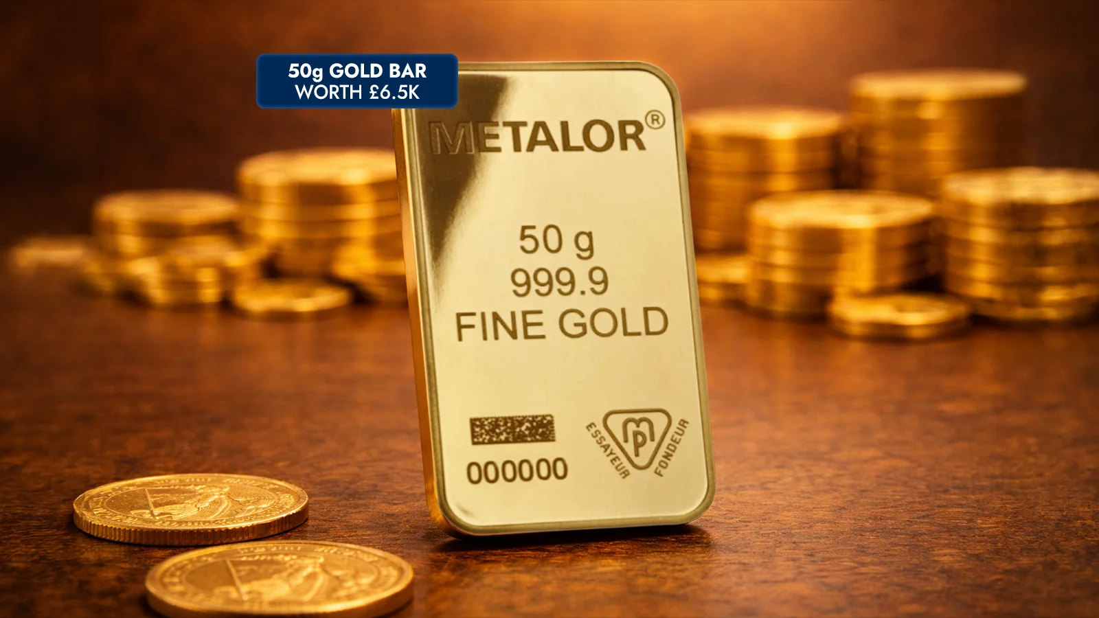   Take A Chance To Strike Gold Instantly For Only 99p!