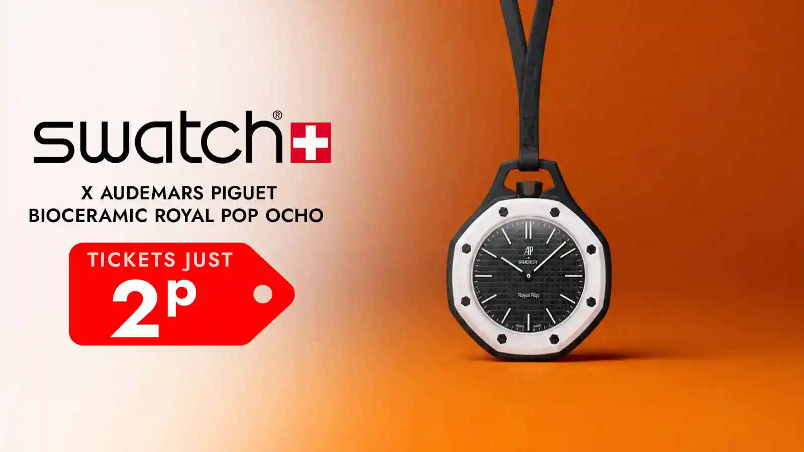   Win a Swatch x Audemars Piguet Bioceramic Royal Pop Ocho