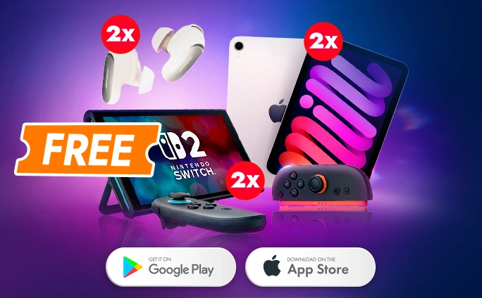 Win Free Tech In App!