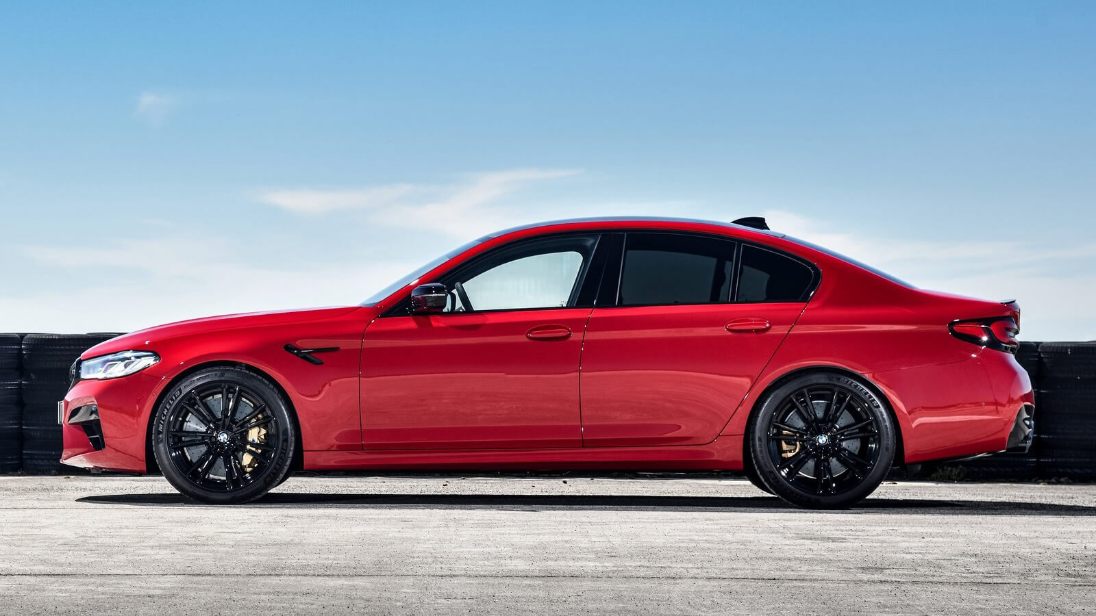 BMW f30 Red Matte