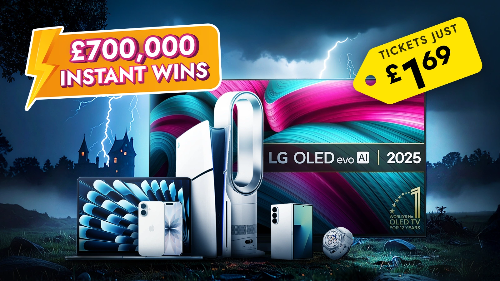 Instantly Bag £700k Worth Of Terrifying Tech & Cash!