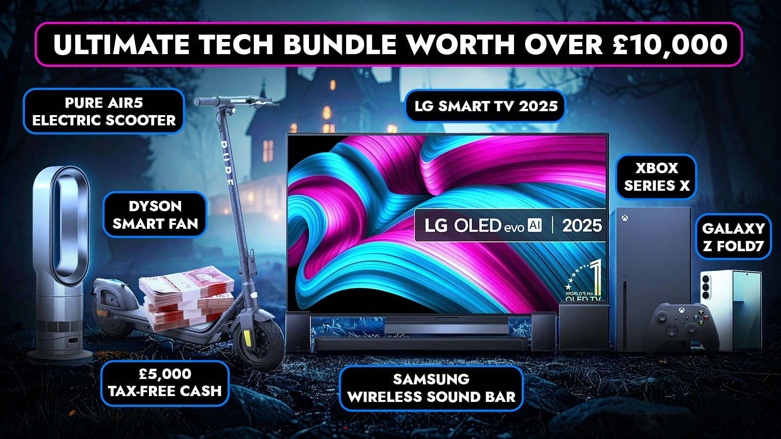 Instantly Bag £700k Worth Of Terrifying Tech & Cash!