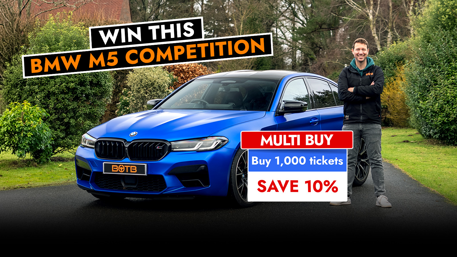   German Excellence – BMW M5 Competition For 9p!