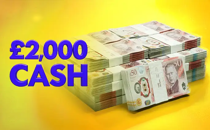 Win £2,000 Cash